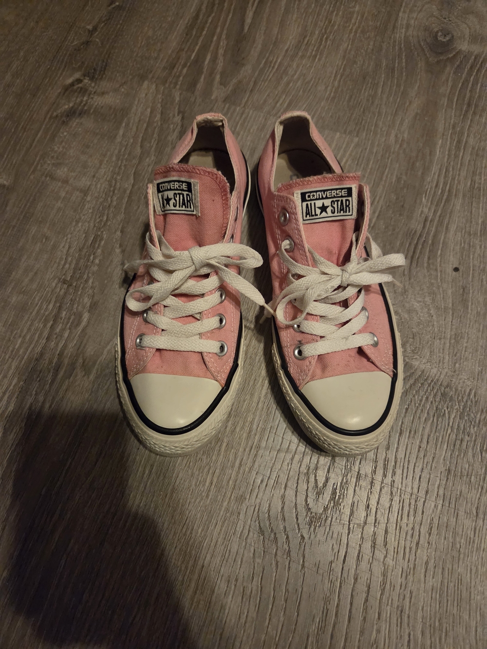 Converse Pink Low Top All Star Sneakers